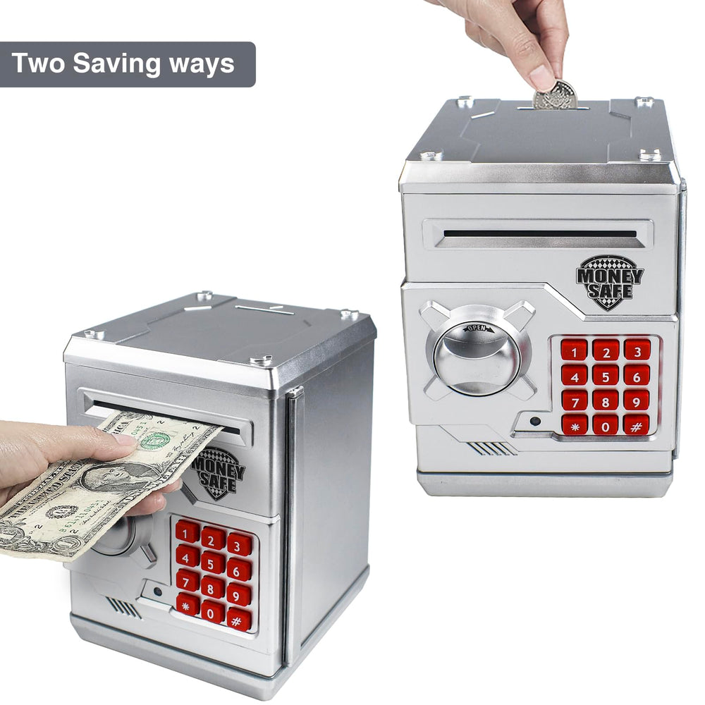 HUSAN piggy bank password protection keeps savings private.