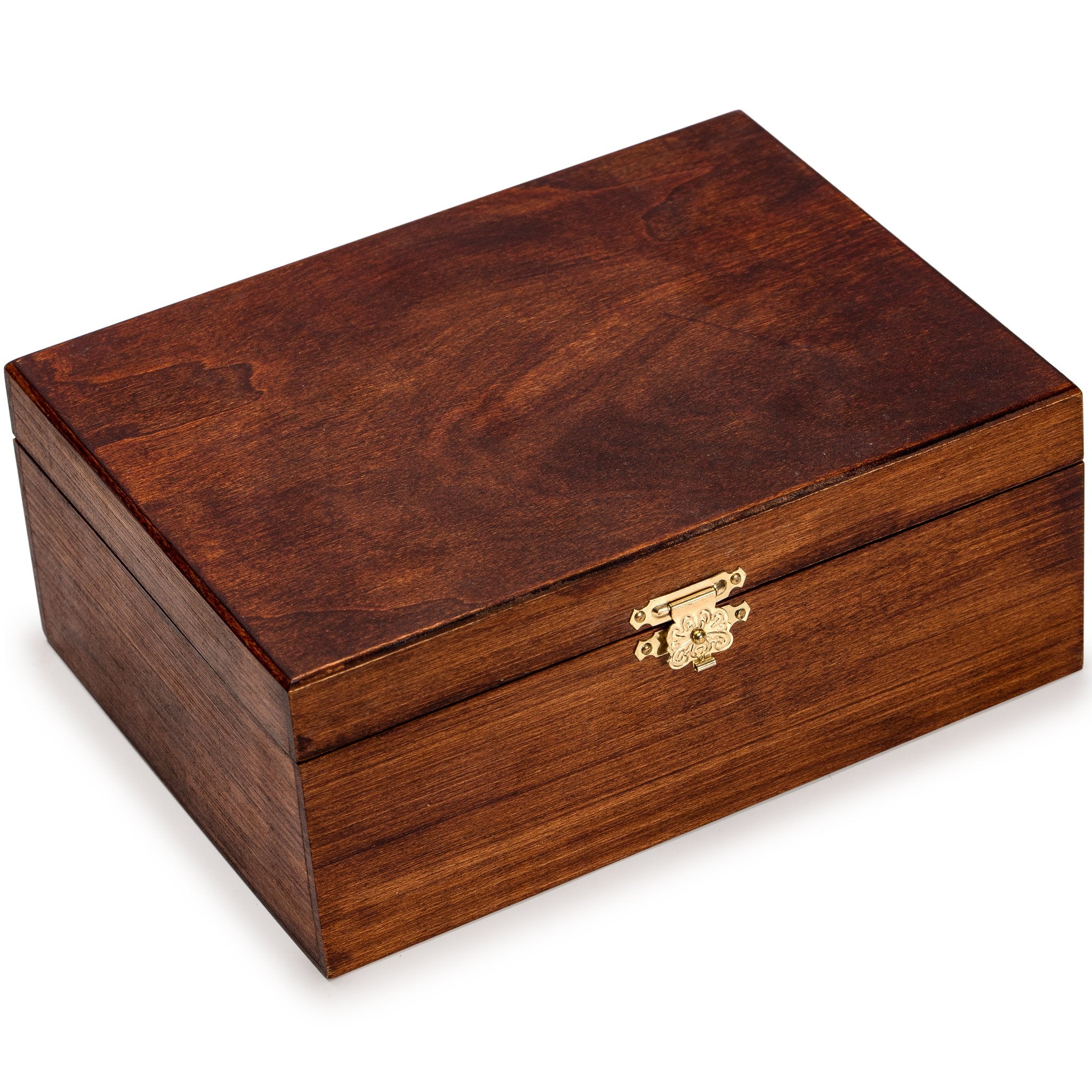 Husaria Staunton No.5 beech box interior lined with felt for protection.