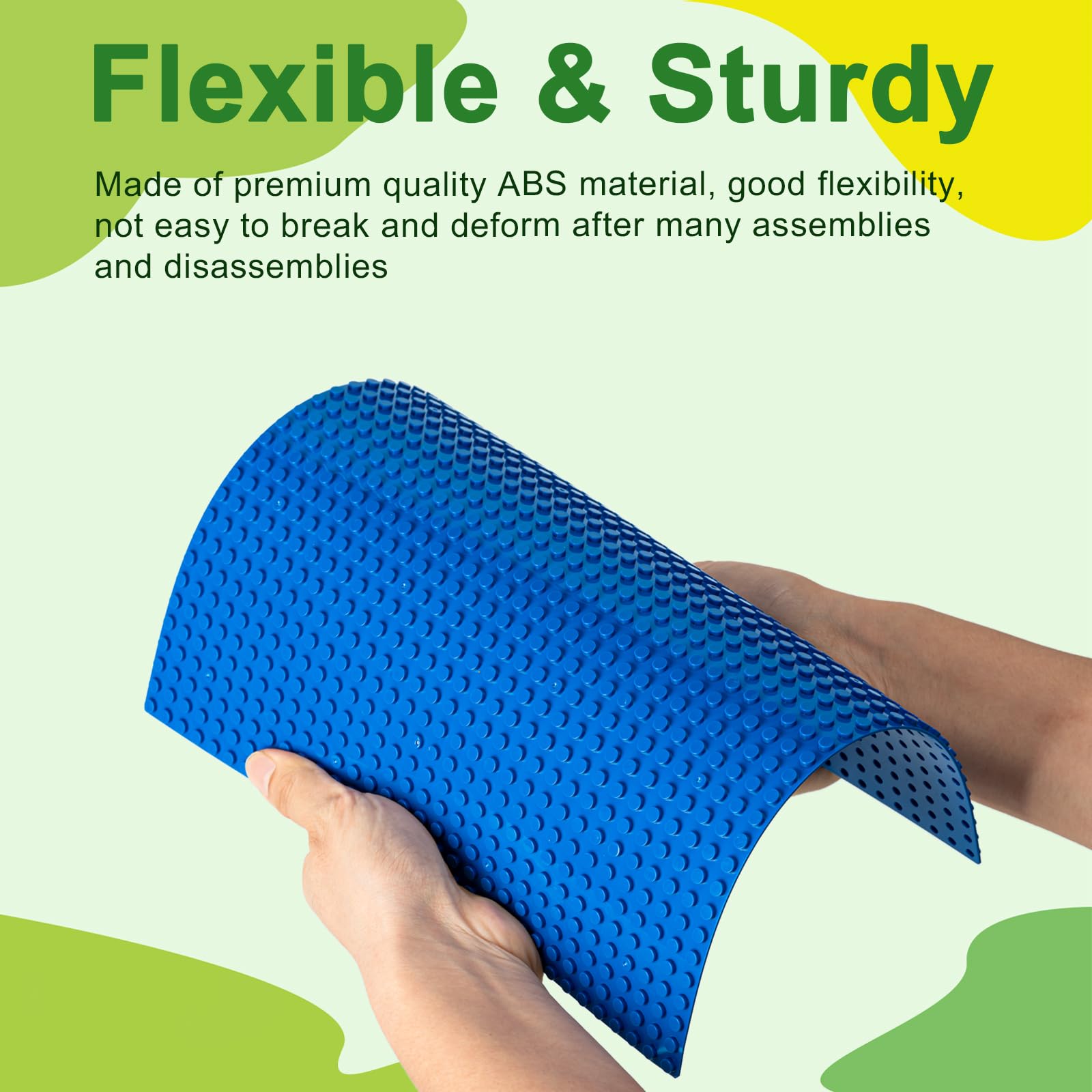 Husfunov baseplates compatible with major brick brands for versatile setups