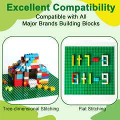 Husfunov baseplates with safe rounded corners for kid play
