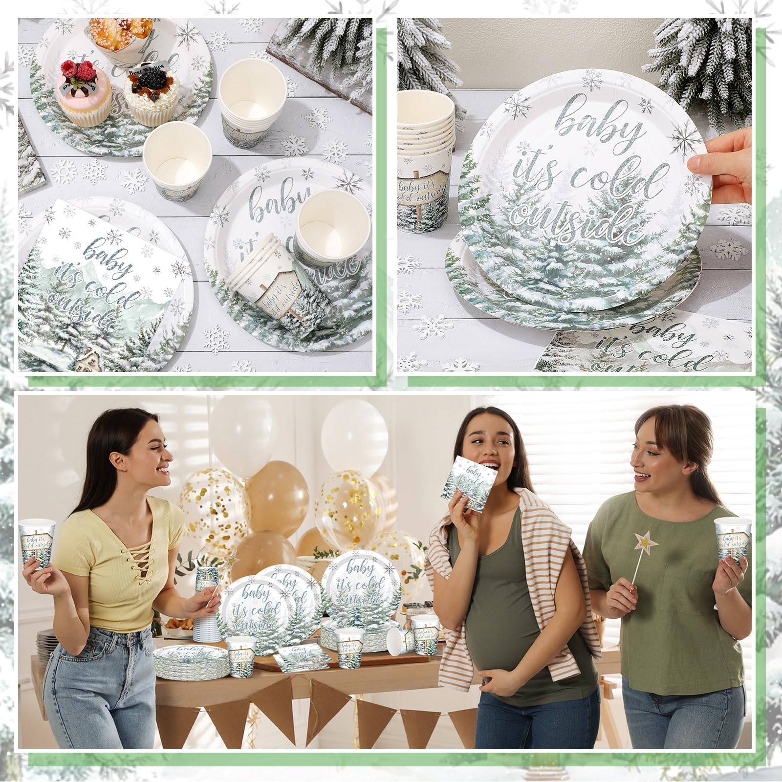 Hushee disposable tableware set packaging showing complete kit