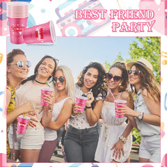 Hushee pink cups are perfect as photo props to enhance moments.