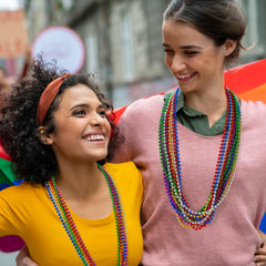 Huskein parade beads ready for vibrant photo opportunities