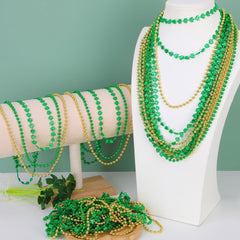 Huskein necklace worn by a model for versatile casual or festive styling.