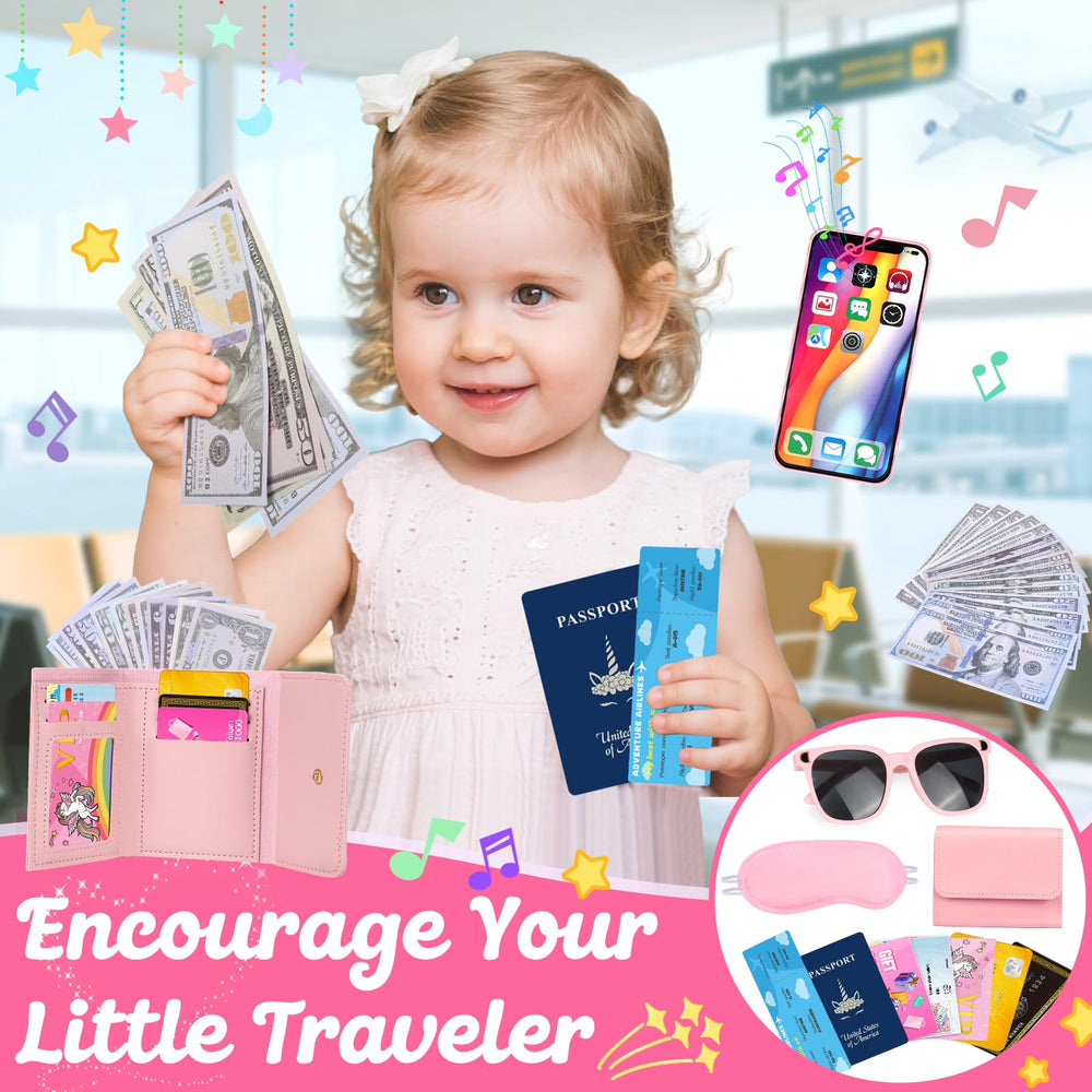 HUUIDY Play Purse car keys enhance pretend driving scenarios.