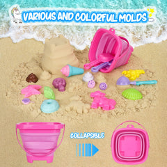 HUUIDY sand castle molds for quick, sturdy sand sculptures
