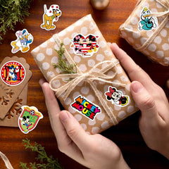 Huxicui toy-inspired stickers brighten notebooks and craft projects.