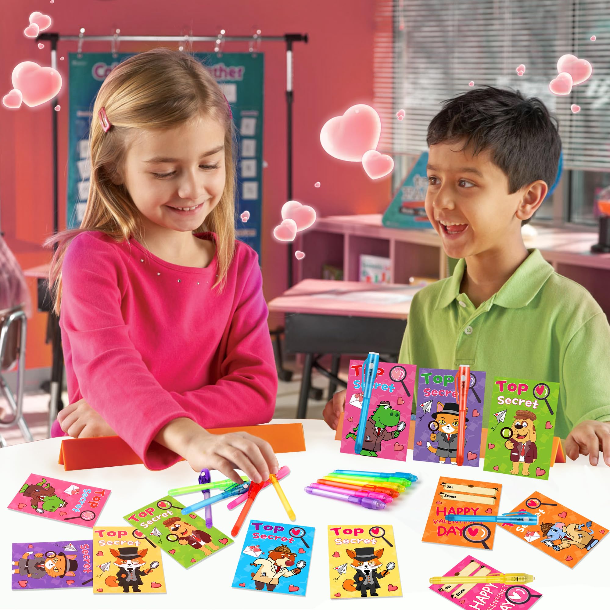 Huyamap animal-themed valentines cards for kid exchanges and celebrations.
