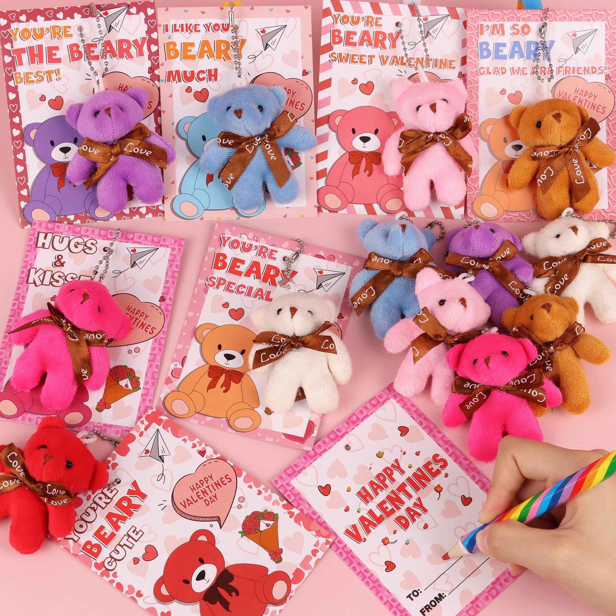 Huyamap colorful plush bears inspire joyful, candy-free gifting.