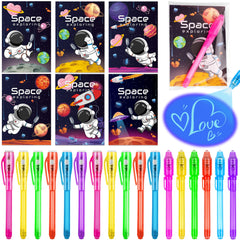 Huyamap invisible ink pen with LED reveals messages during classroom activities.