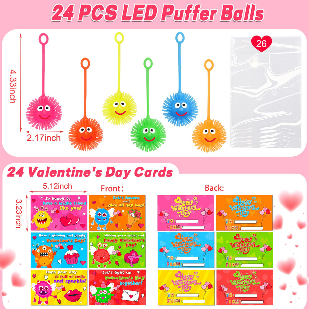Huyamap LED puffer ball pink glow for kids' play