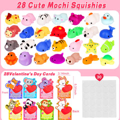 Huyamap mochi squishies with animal designs for safe tactile play