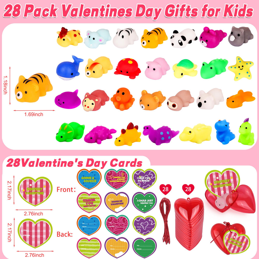 Huyamap red heart-shaped cases designed for easy gift tagging and storage.