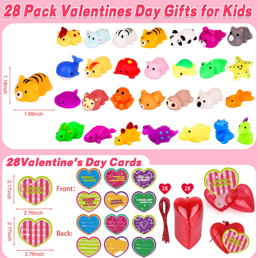 Huyamap red heart-shaped cases designed for easy gift tagging and storage.