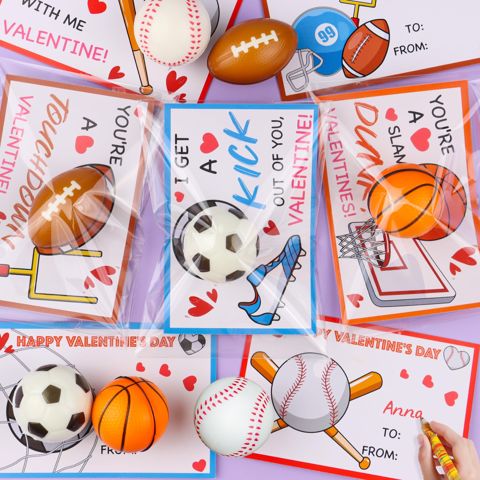 Huyamap soccer design stress ball promotes calm, cooperative play.