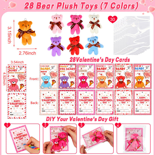 Huyamap valentines cards with seven designs for classroom exchanges.