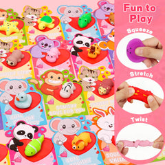 Huyamap valentines cards with attachable squishy for personalized gifts
