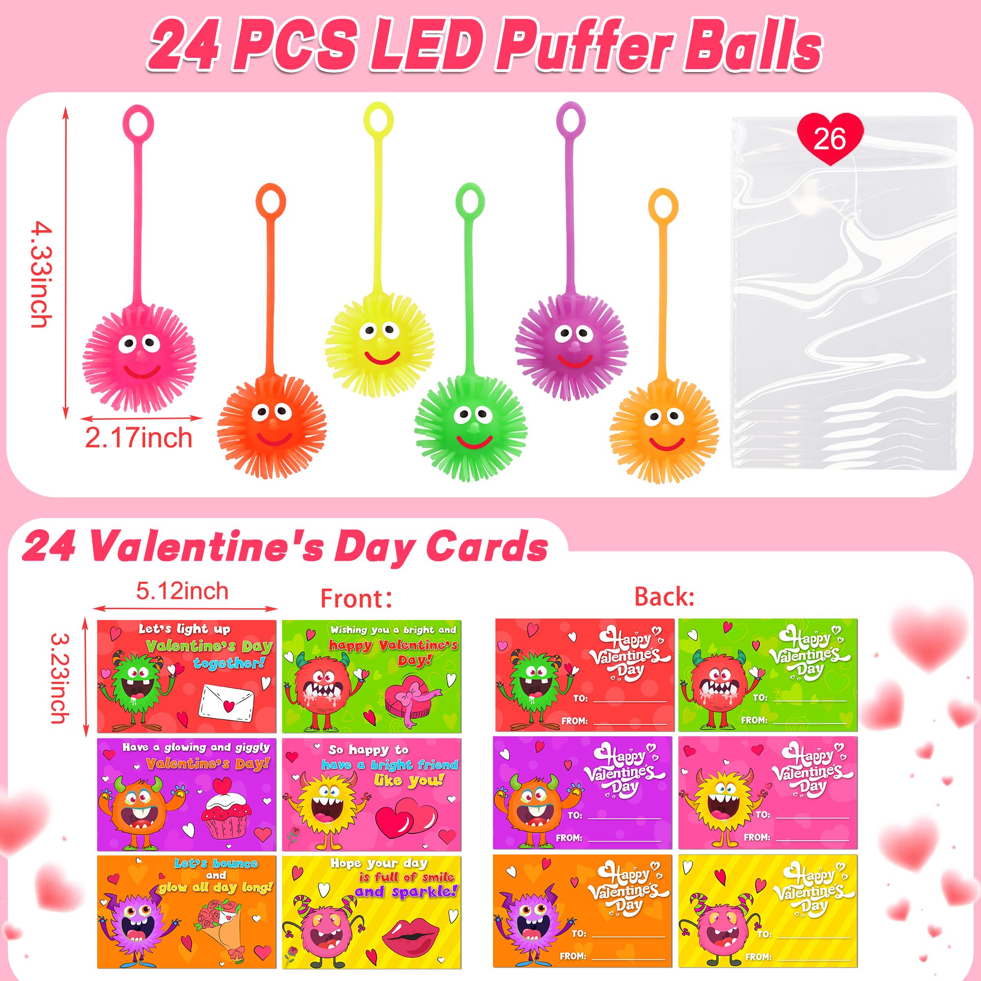 Huyamap monster-design valentines cards for classroom exchanges