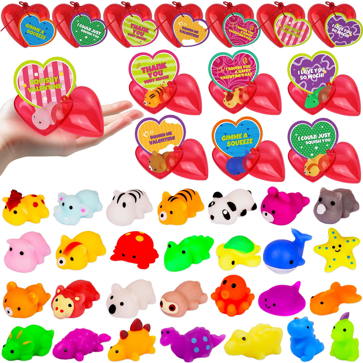 Huyamap valentines heart cards for classroom exchanges and student rewards.
