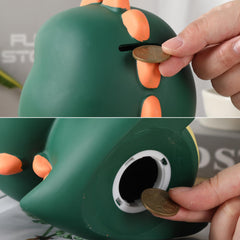 H&amp;W Dinosaur Money Bank dimensions fit small hands and compact spaces.