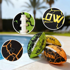 HW HOLOWIN water football at family pool party for all ages.