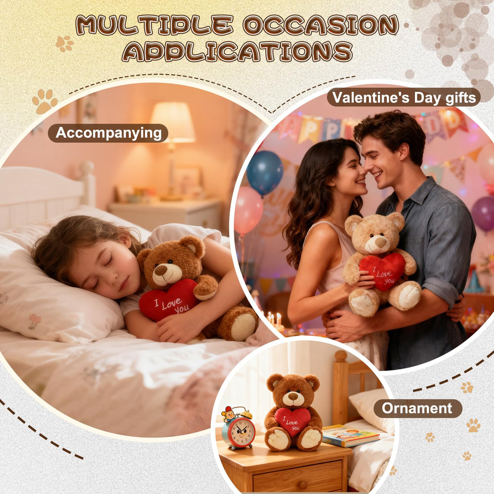 HWD I Love You teddy in home decor brings warmth