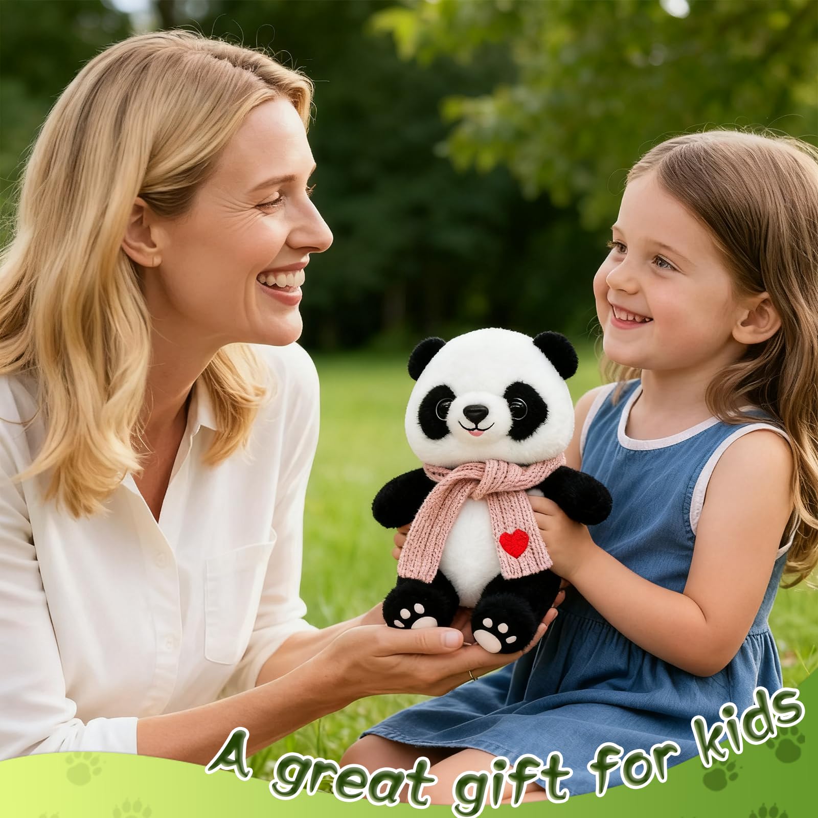 HWD Panda doll is machine washable for easy cleaning