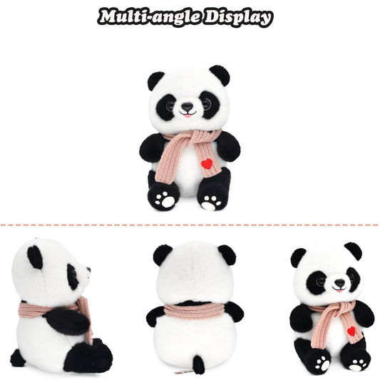 HWD Panda plush with soft-plush-fabric invites gentle hugs and durability