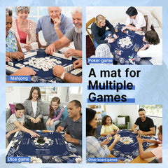 HWZ Mahjong Mat is ideal for American Mahjong, cards, and more.