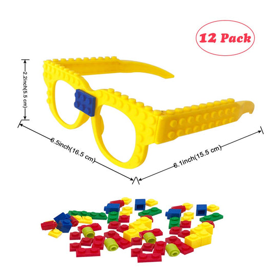 Hxezoc bricks and glasses set ready for creative designs and hands-on learning