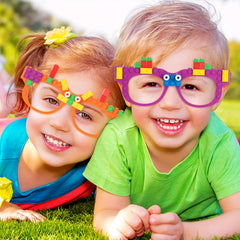 Hxezoc building bricks glasses carnival-favor sparks joyful, colorful party moments