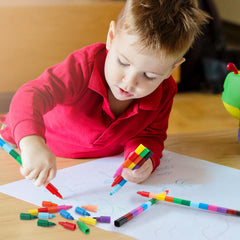 Hxezoc stacking crayons party favors add a colorful touch to celebrations.