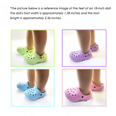 HXIELEC Macaron doll shoes, outfit-ready accessory, boosts imaginative play