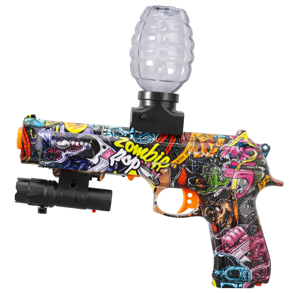 HXPLN Electric Gel Ball Blaster front view ready for outdoor play and precision.