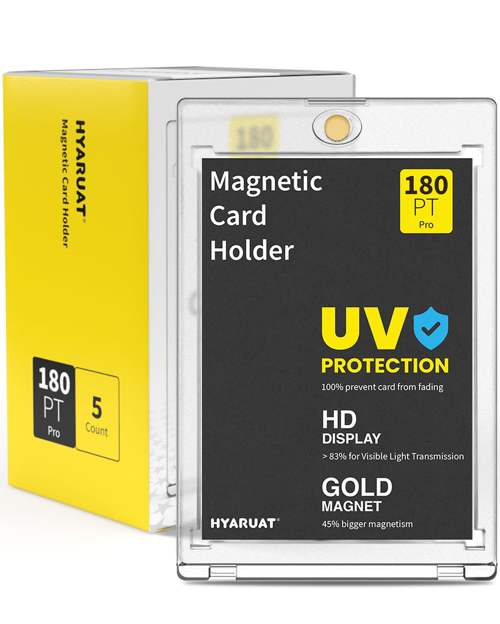 HYARUAT 180pt holder package for secure card storage and easy organization.