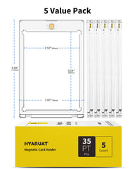 HYARUAT 5-pack packaging shows individually wrapped cases for quality.