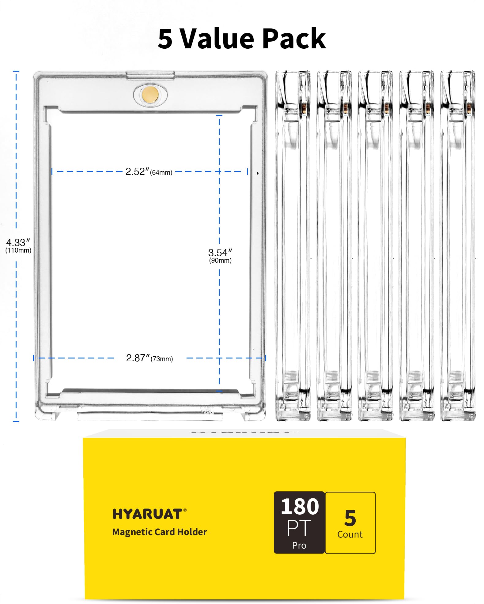 HYARUAT UV-blocking diamond corners help prevent fading and wear.
