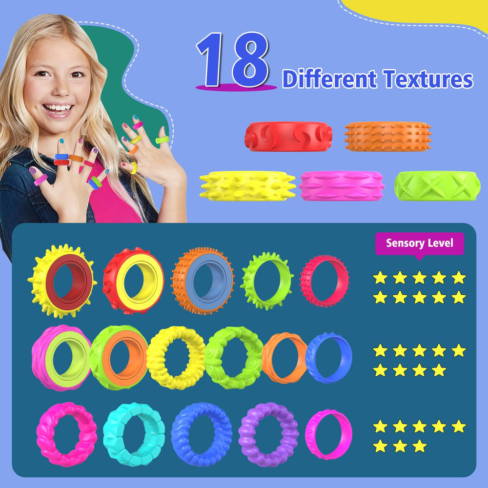 HYASIA fidget rings kid-friendly use case for focus during homework