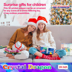 HyBaiS dragon glow display on shelf enhances room ambiance.