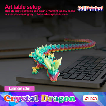 HyBaiS 24-inch dragon glow twisting action offers dynamic display options.