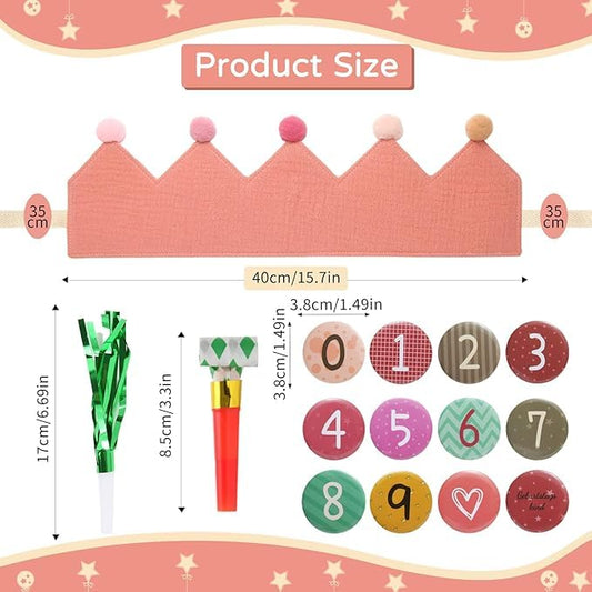 Hyber&Cara adjustable crown strap ensures secure, easy fit for growing kids.