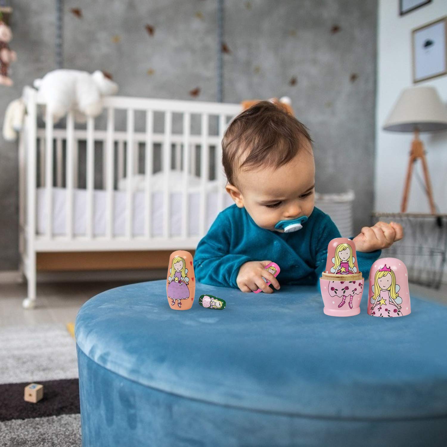HYCLES educational toy encouraging size sequencing and fine motor skills