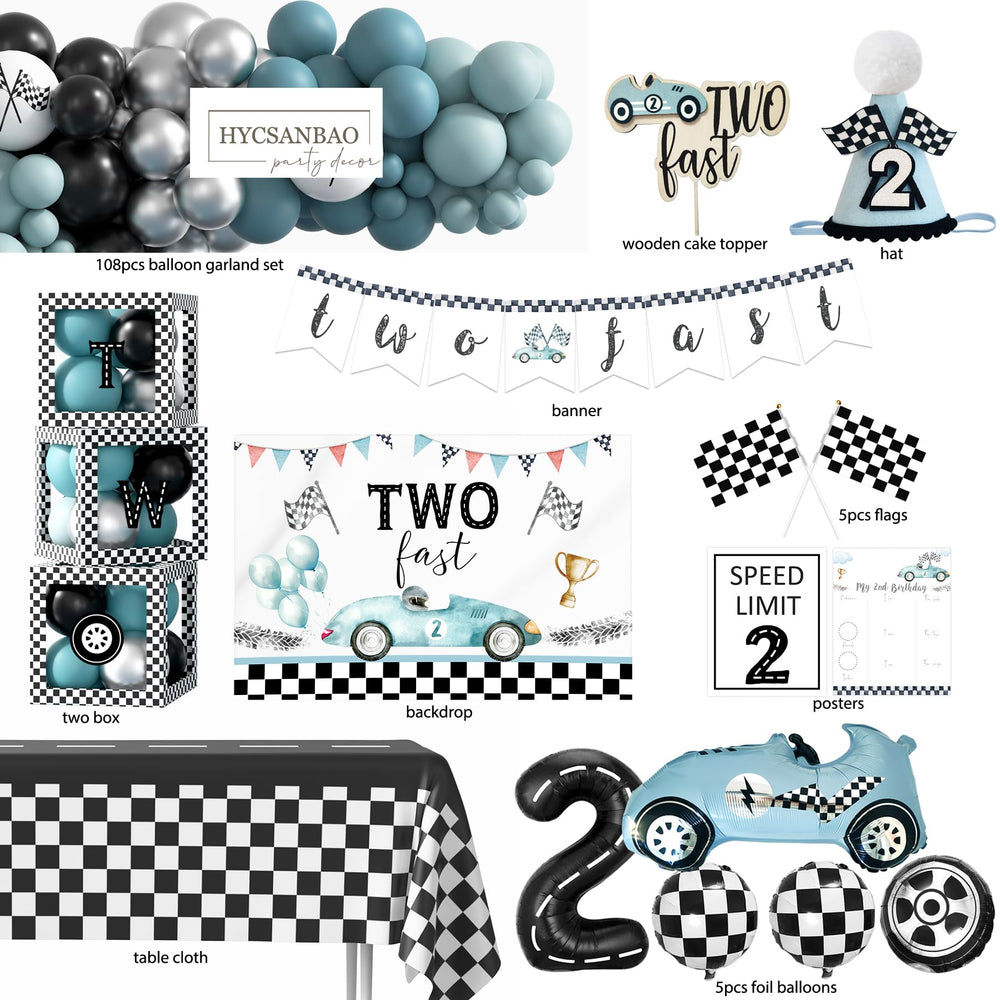 HYCSANBAO Balloon Garland Set creates a vibrant center stage for the birthday.