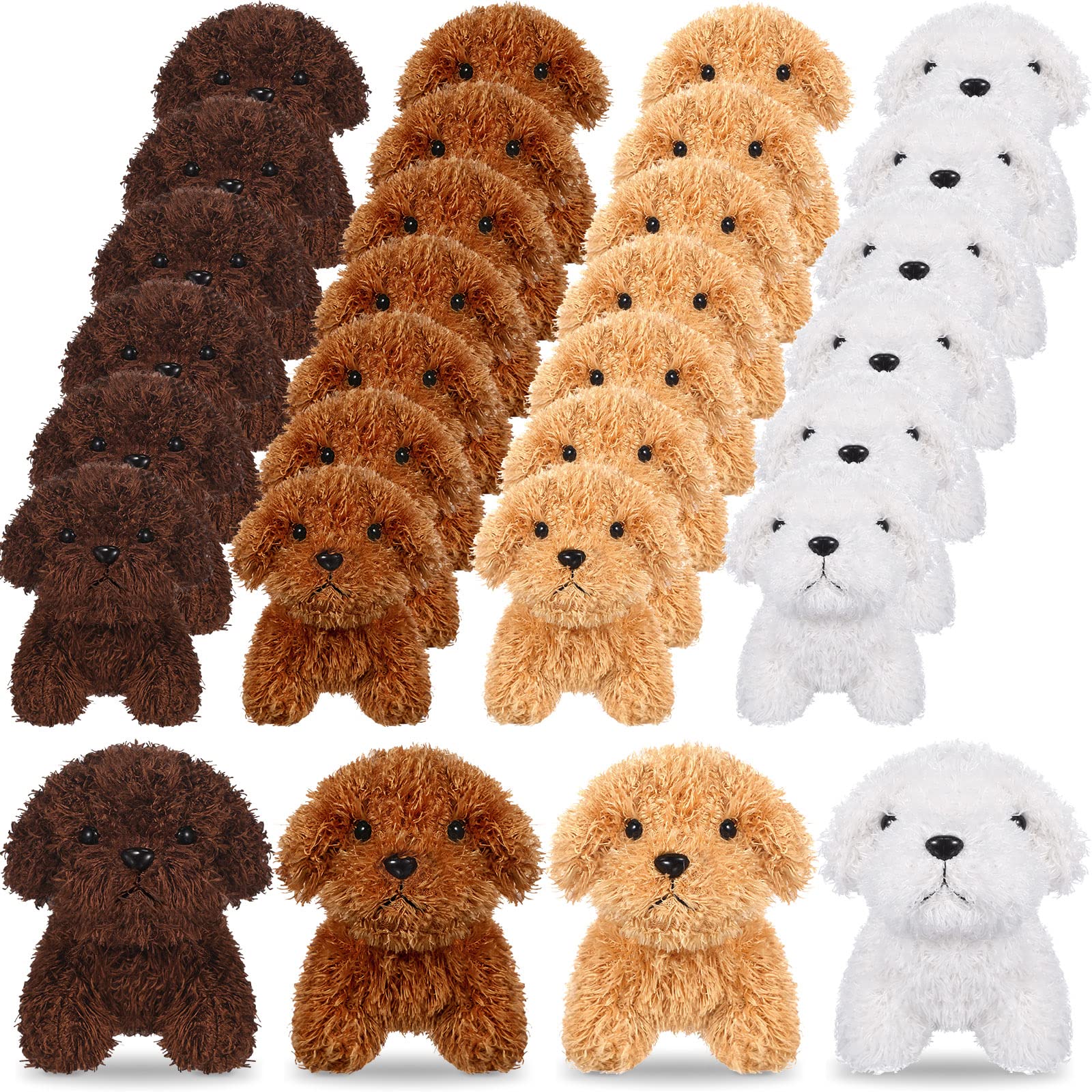 HyDren 30-piece puppy plush set shows soft fabric for gentle cuddles.