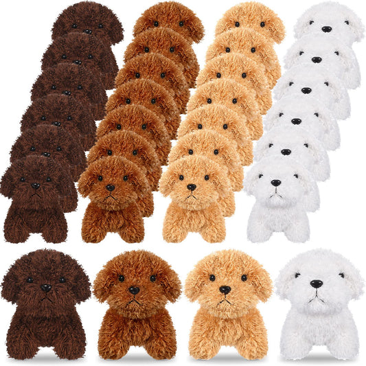 HyDren 30-piece puppy plush set shows soft fabric for gentle cuddles.