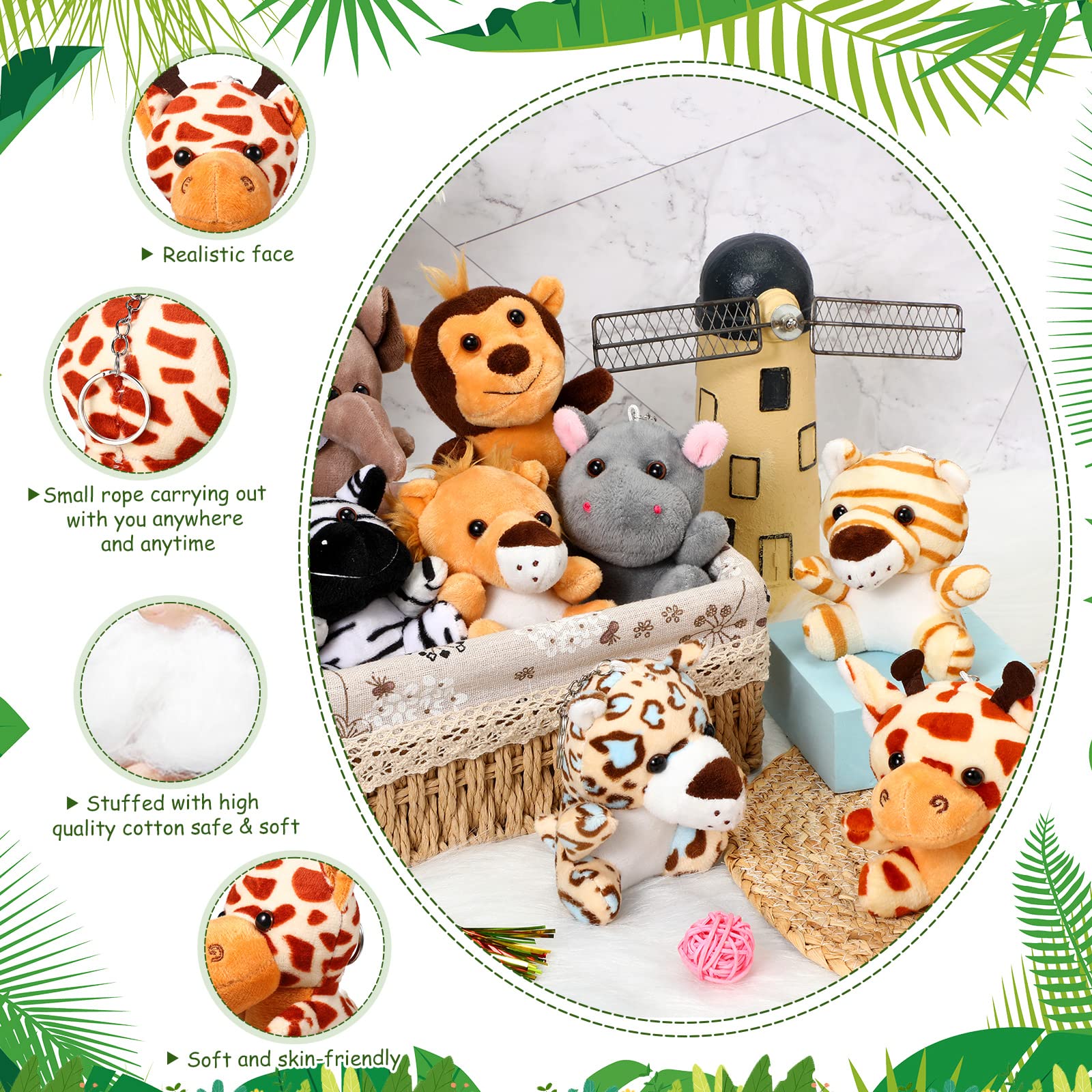 HyDren elephant plush mini, soft and durable for gifts and rewards.