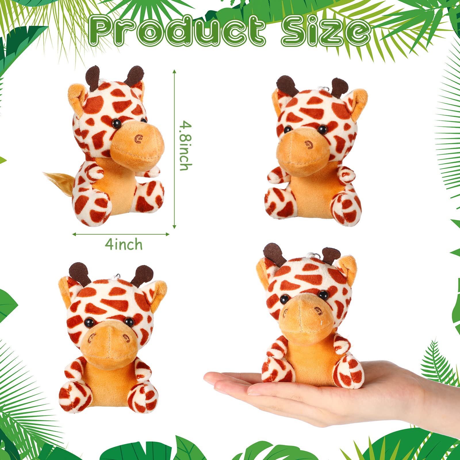 HyDren monkey plush mini, lightweight travel companion for kids.