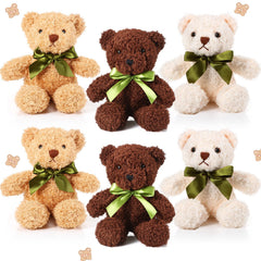 HyDren six-pack bear stuffed animals ready for cuddling and decor