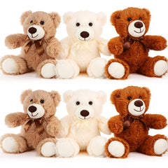HyDren six bear stuffed animals ready for cuddles and decor