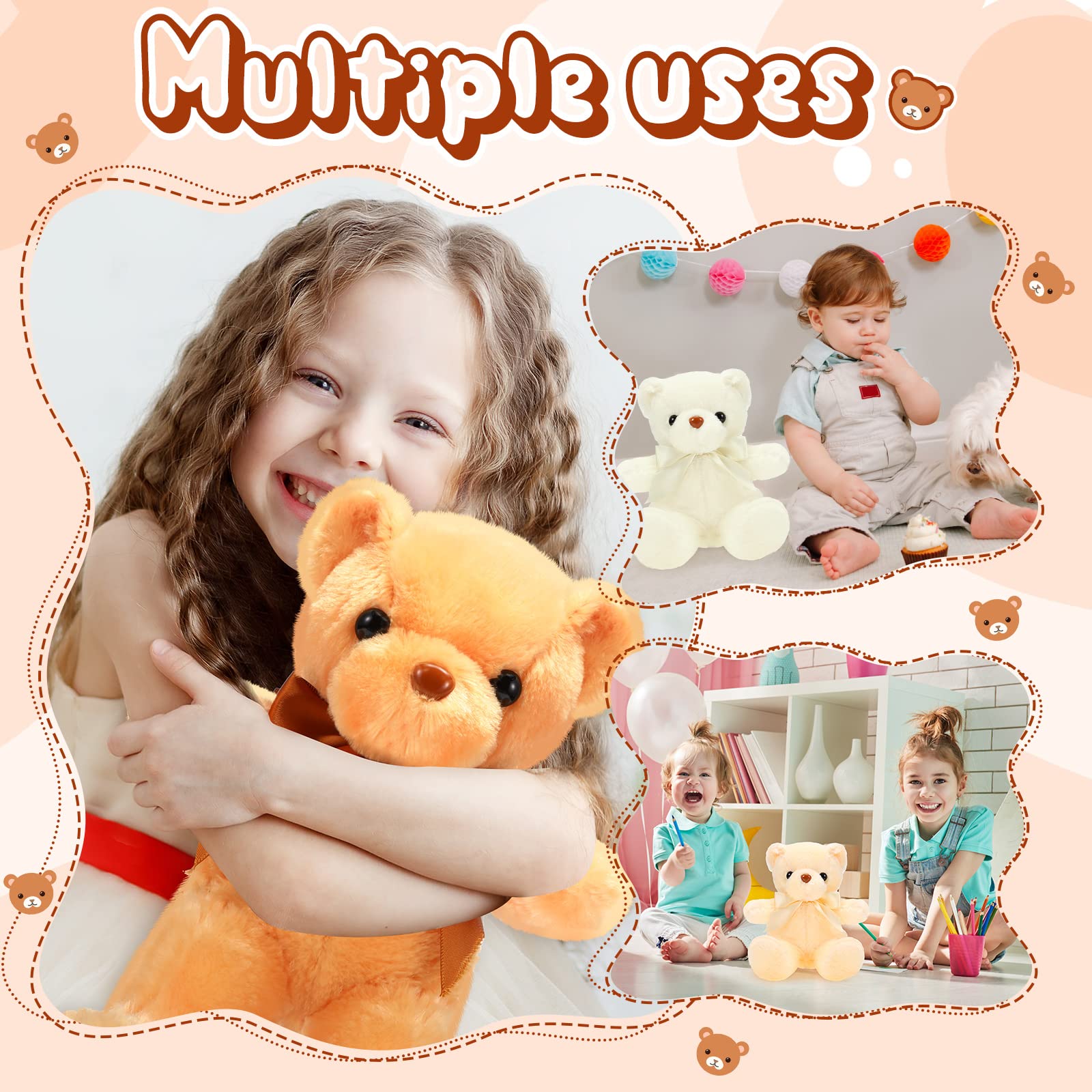 HyDren bear stands about 30 cm tall, easy to hug